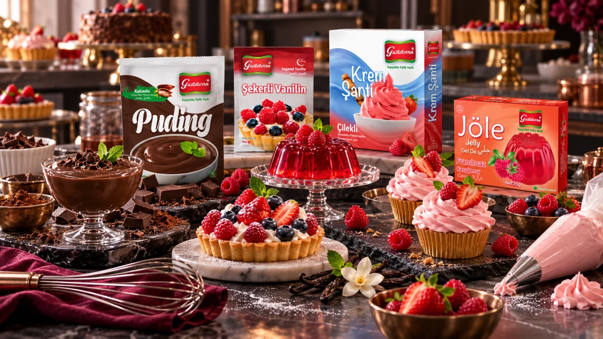 Pastacılık Malzemeleri Seçim Rehberi: Puding, Krem Şanti ve Jöle