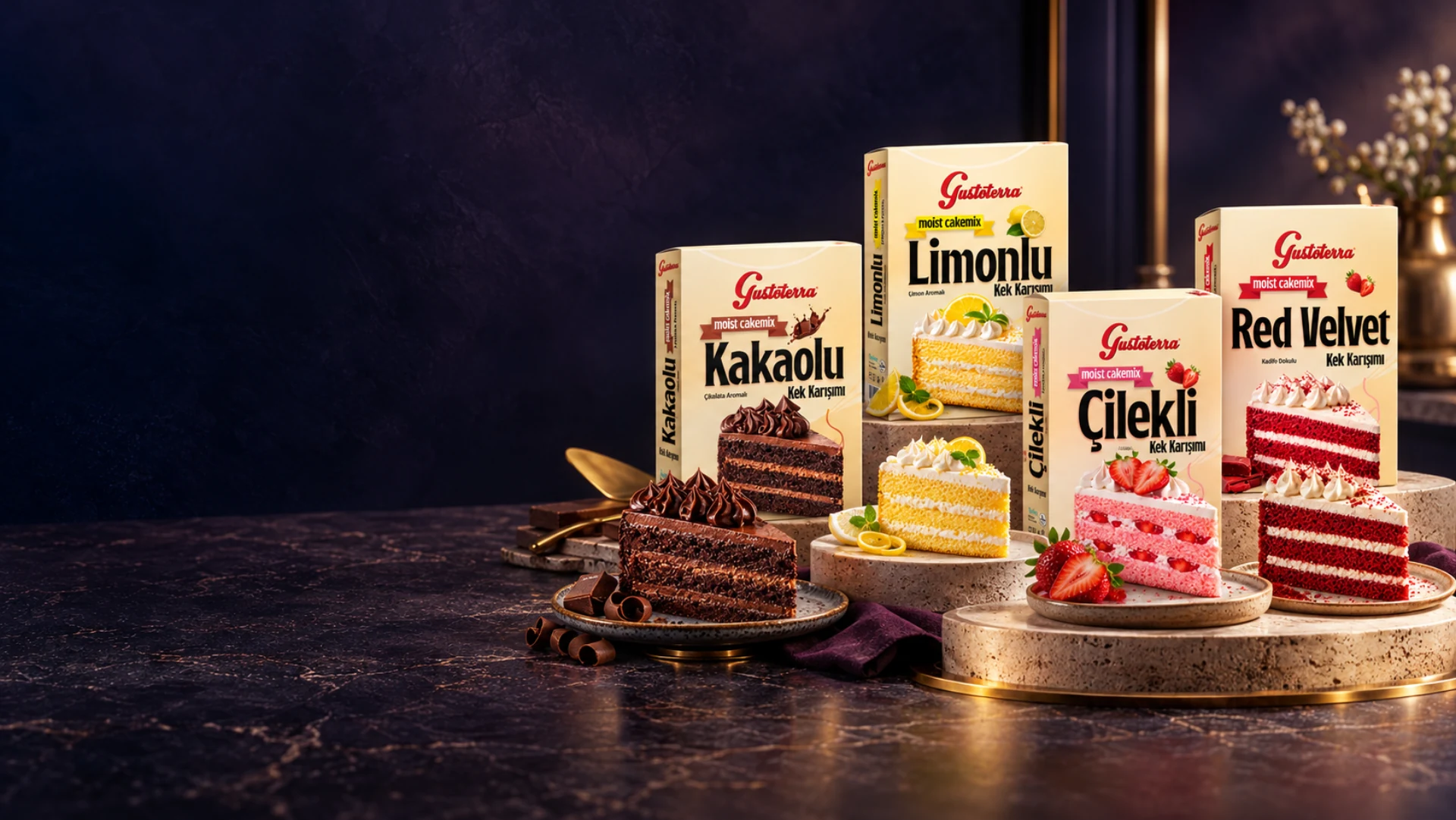 Limon Glazürlü Kek