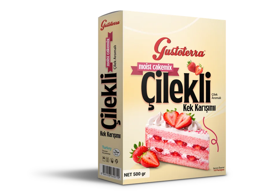 Çilekli Kek Karışımı
