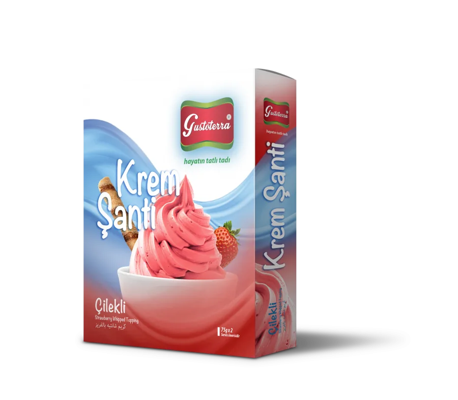 Çilekli Krem Şanti