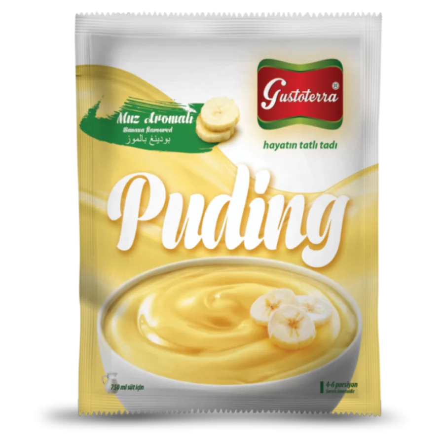 Muz Aromalı Puding