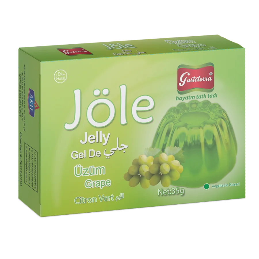 Üzüm Aromalı Bitkisel Jöle