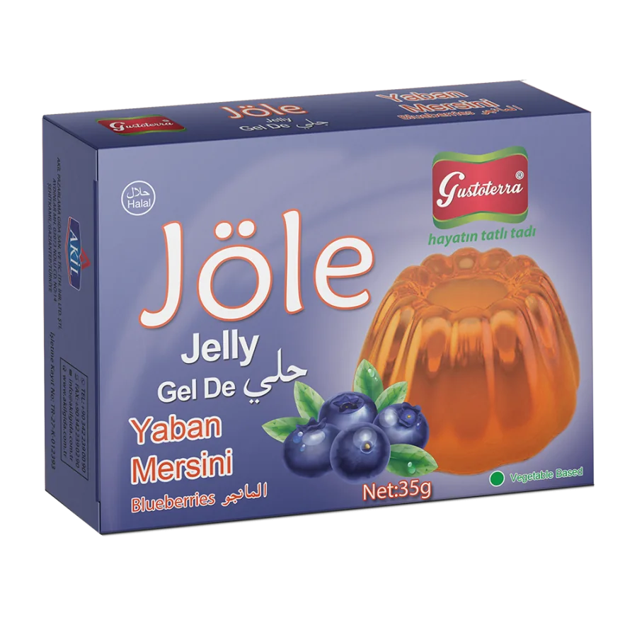Yaban Mersini Aromalı Bitkisel Jöle